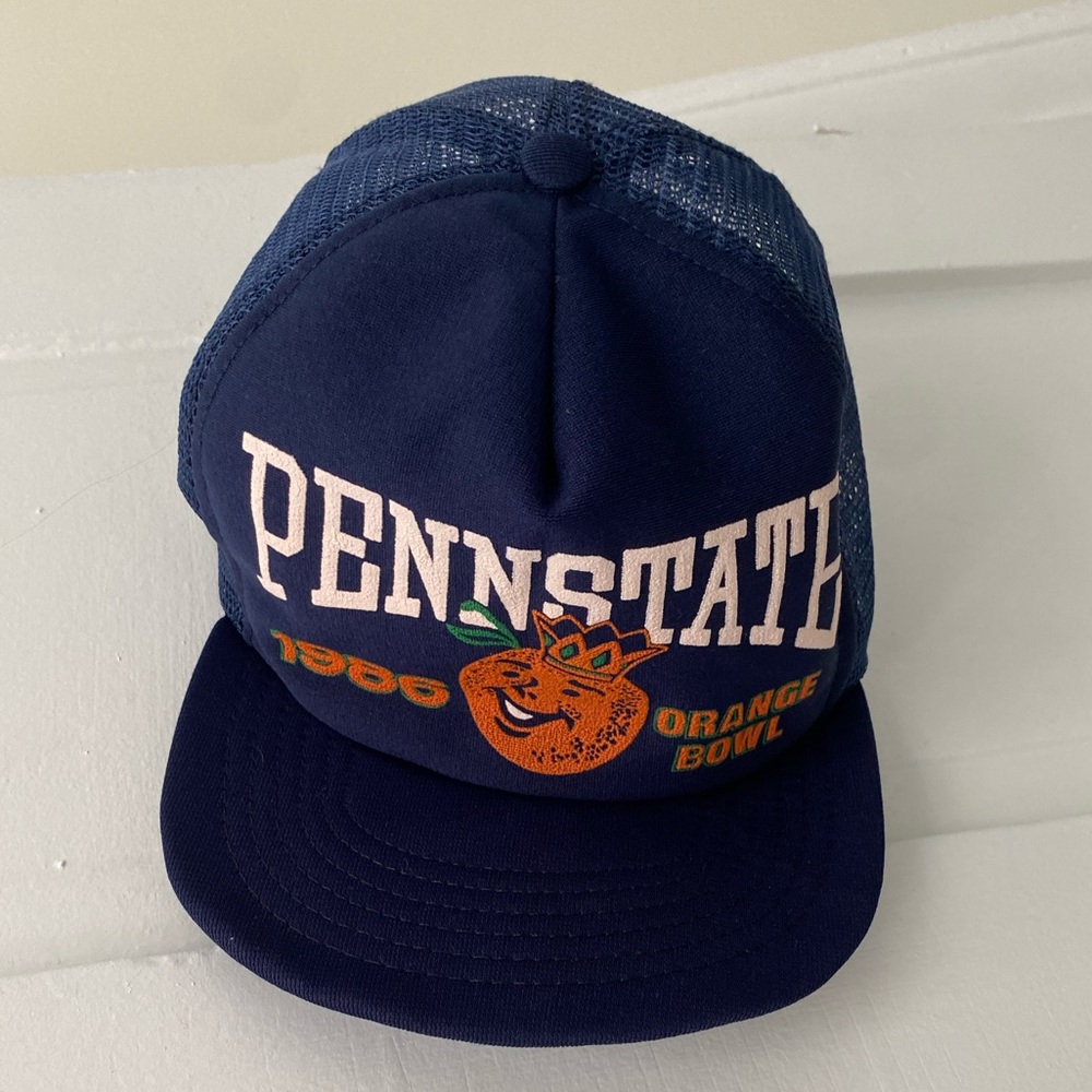 Vintage Penn State 1986 Orange Bowl Trucker Hat